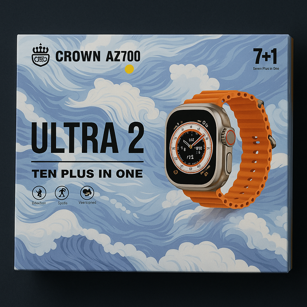 7-in- 1 Ultra 2 smartwatch | Fitness Tracker | Waterproof | Long Battery Life | Best Price in Pakistan